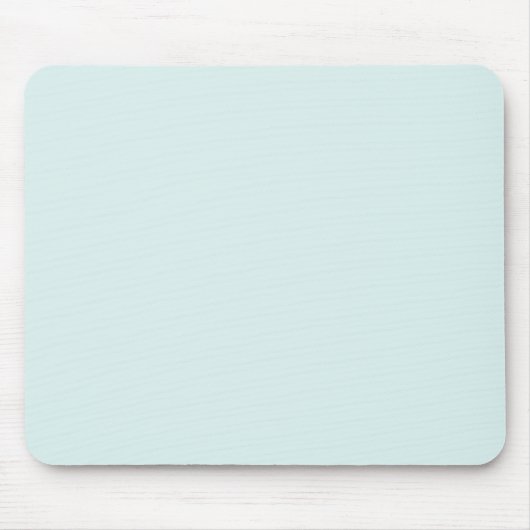 Solid Color Muismat Licht Aqua Blue (Voorkant)