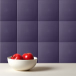 Solid color plain pastel dark purple tegeltje<br><div class="desc">Solid color plain pastel dark is zuiver designer.</div>