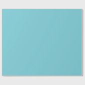 Solid Color Robin Egg Blue Cadeaupapier (Vlak)