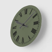 Solid Color Ronde Klok (Hoek)