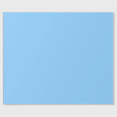 Solid Color: Sky Blue Cadeaupapier (Vlak)