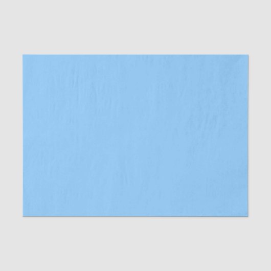 Solid Color: Sky Blue Tissuepapier (Voorkant)