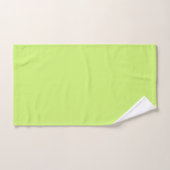 Solid color soft light lime green bad handdoek (Handdoek)
