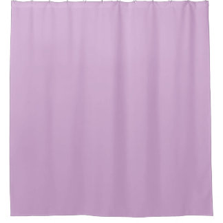 Solid color soft orchid pastel purple lilac douchegordijn