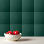 Solid color spruce dark green tegeltje<br><div class="desc">Solid color spruce dark green design.</div>
