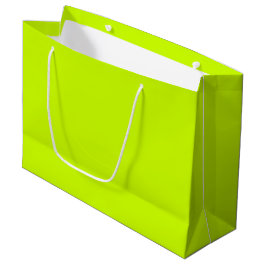 Solid Color van elektrische Limoen Groot Cadeauzakje