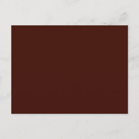 Solid Color voor zwart Bean Briefkaart (Voorkant)
