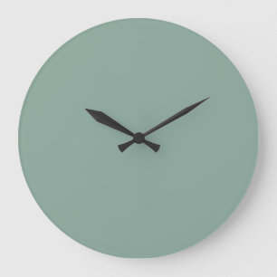 Solid Color Wall Clock - Groene Aarde Grote Klok
