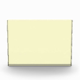 Solid Cream Horizontal Photo Block Art Fotoblokken