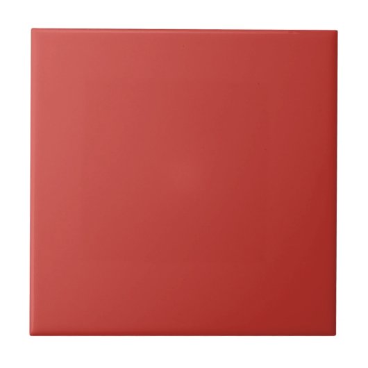 Solid Crimson Red Color | #C83730 Tegeltje (Voorkant)