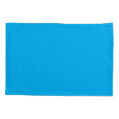 Solid Cyan Blue Background  Kussensloop (Achterkant)