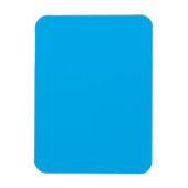 Solid Cyan Blue Background | Summer Minimal Style Magneet (Verticaal)