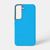 Solid Cyan Blue Background | Summer Minimal Style Samsung Galaxy Hoesje (Achterkant)