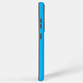 Solid Cyan Blue Background | Summer Minimal Style Samsung Galaxy Hoesje (Rechterkant)