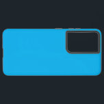 Solid Cyan Blue Background | Summer Minimal Style Samsung Galaxy Hoesje<br><div class="desc">Bold solid cyan blue background with minimal texture – perfect for summer designs, travel vibes, and fresh starts. Infuse your designs with a refreshing burst of color using this Solid Cyan Blue Background featuring a clean, minimalist texture. Perfectly capturing the vibrant, carefree essence of summer, this versatile backdrop evokes the...</div>