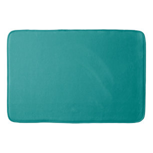 Solid dark cyan blauwgroen badmat
