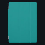 Solid dark cyan blauwgroen iPad pro cover<br><div class="desc">Duurzame kleur,  donkercyaan blauwgroen ontwerp.</div>
