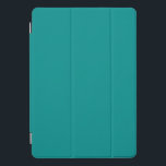 Solid dark cyan blauwgroen iPad pro cover<br><div class="desc">Duurzame kleur,  donkercyaan blauwgroen ontwerp.</div>