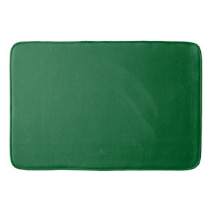 Solid dark hunter green badmat