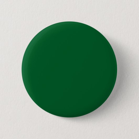 Solid dark hunter green ronde button 5,7 cm (Voorkant)