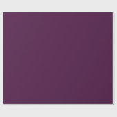Solid dark plum purple cadeaupapier (Vlak)