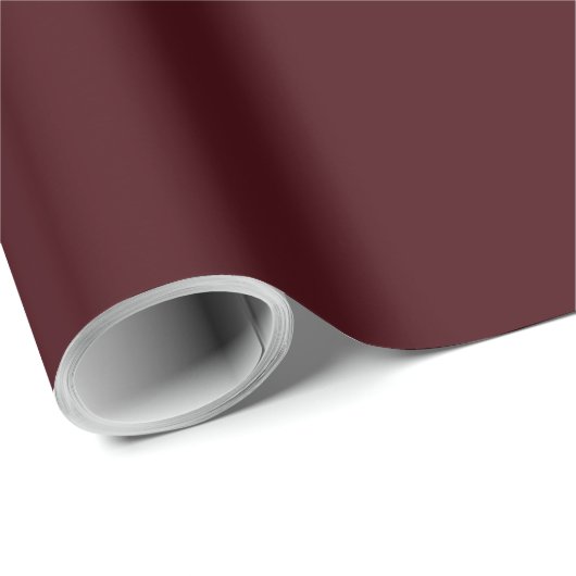 Solid dark red maroon cadeaupapier (Rol Hoek)