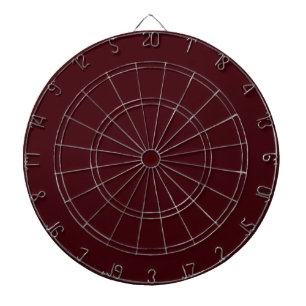 Solid dark red maroon dartbord