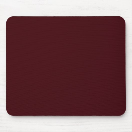 Solid dark red maroon muismat (Voorkant)