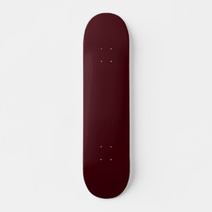 Solid dark red maroon persoonlijk skateboard