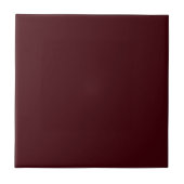 Solid dark red maroon tegeltje (Voorkant)