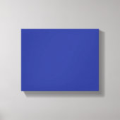 Solid Deep Blue Backdrop | Bold Minimalist Design Canvas Afdruk (Voorkant)