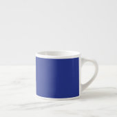 Solid Deep Blue Backdrop | Bold Minimalist Design Espresso Kop (Rechts)