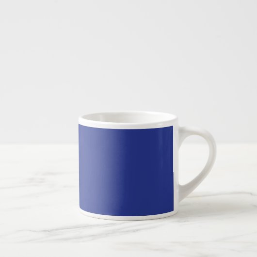 Solid Deep Blue Backdrop | Bold Minimalist Design Espresso Kop (Rechts)