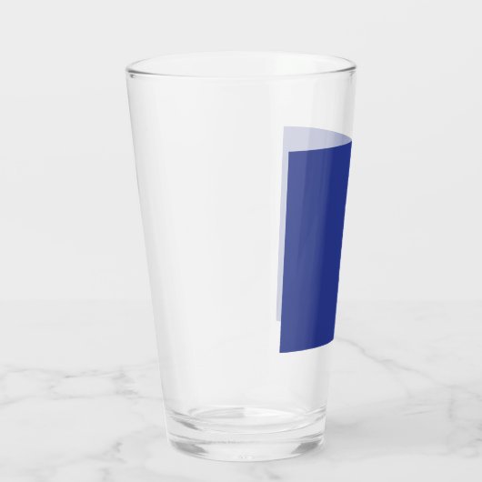 Solid Deep Blue Backdrop | Bold Minimalist Design Glas (Rechts)