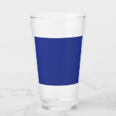 Solid Deep Blue Backdrop | Bold Minimalist Design Glas (Voorkant)