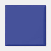 Solid Deep Blue Backdrop | Bold Minimalist Design Magneet (Voorkant)