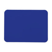 Solid Deep Blue Backdrop | Bold Minimalist Design Magneet (Horizontaal)