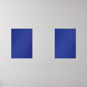 Solid Deep Blue Backdrop | Bold Minimalist Design Muurkunst Sets (Voorkant)