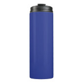 Solid Deep Blue Backdrop | Bold Minimalist Design Thermosbeker (Voorkant)