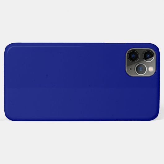 Solid deep blue Case-Mate iPhone case (Achterkant (horizontaal))