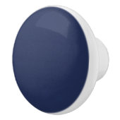 Solid Deep Blue Ceramic Knop (Rechts)
