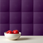 Solid deep purple dark plum tegeltje<br><div class="desc">Solid color deep purple dark plum design.</div>