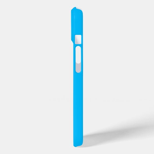 Solid Deep Sky Blue Modern Stijlvol Case-Mate iPhone Case (Achterkant / Links)