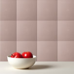 Solid dirty pink beige tegeltje<br><div class="desc">Solid dirty pink beige design.</div>