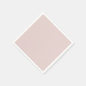 Solid Dusty Pink Light Elegant Minimalist Servet (Hoek)