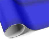 Solid Electric Blue Cadeaupapier (Rol Hoek)