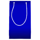 Solid Electric Blue Klein Cadeauzakje (Voorkant)