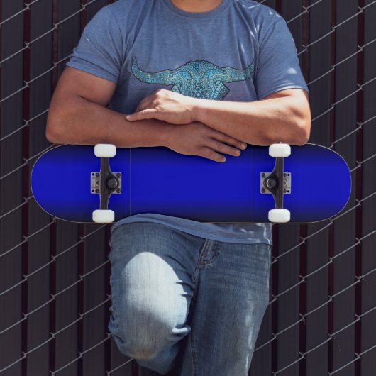 Solid Electric Blue Persoonlijk Skateboard (Buiten 3)