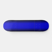 Solid Electric Blue Persoonlijk Skateboard (Horizontaal)