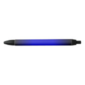 Solid Electric Blue Zwarte Inkt Pen (Voorkant)
